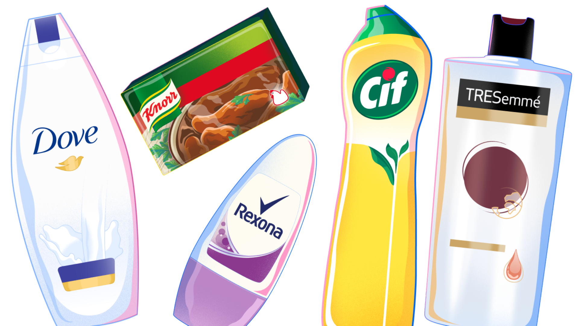 各種聯合利華產品